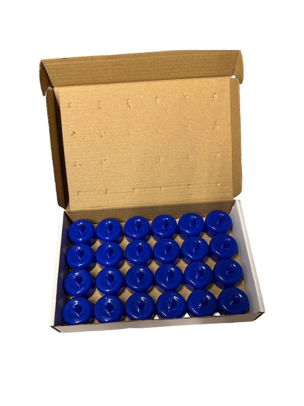 Set of 24 Royal Blue Battery Operated Tea Light Candles